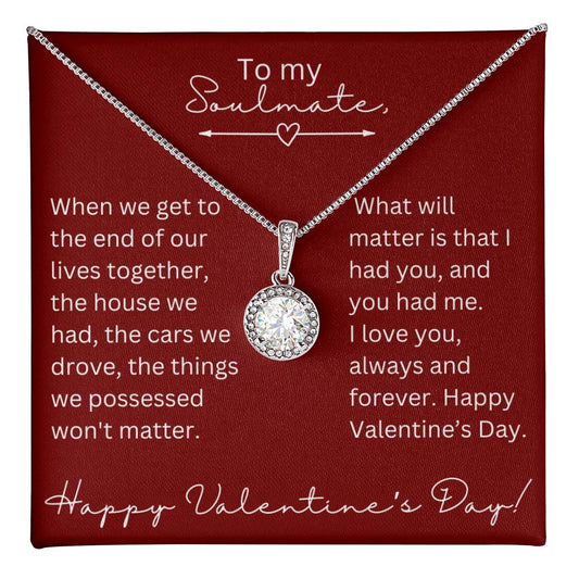 To My Soulmate Valentine's Day Necklace