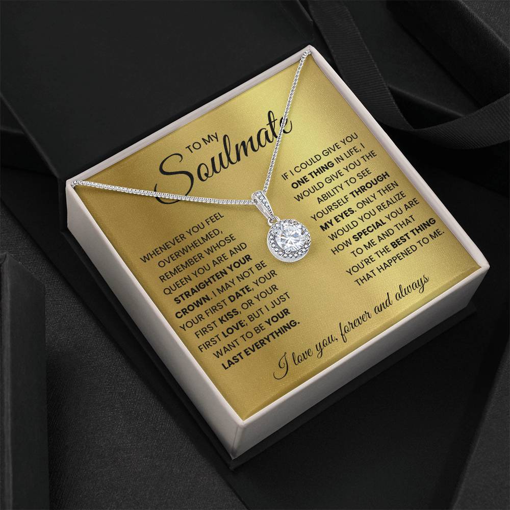 My Soulmate Forever and Always Eternal Necklace