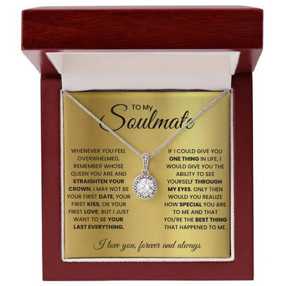 My Soulmate Forever and Always Eternal Necklace