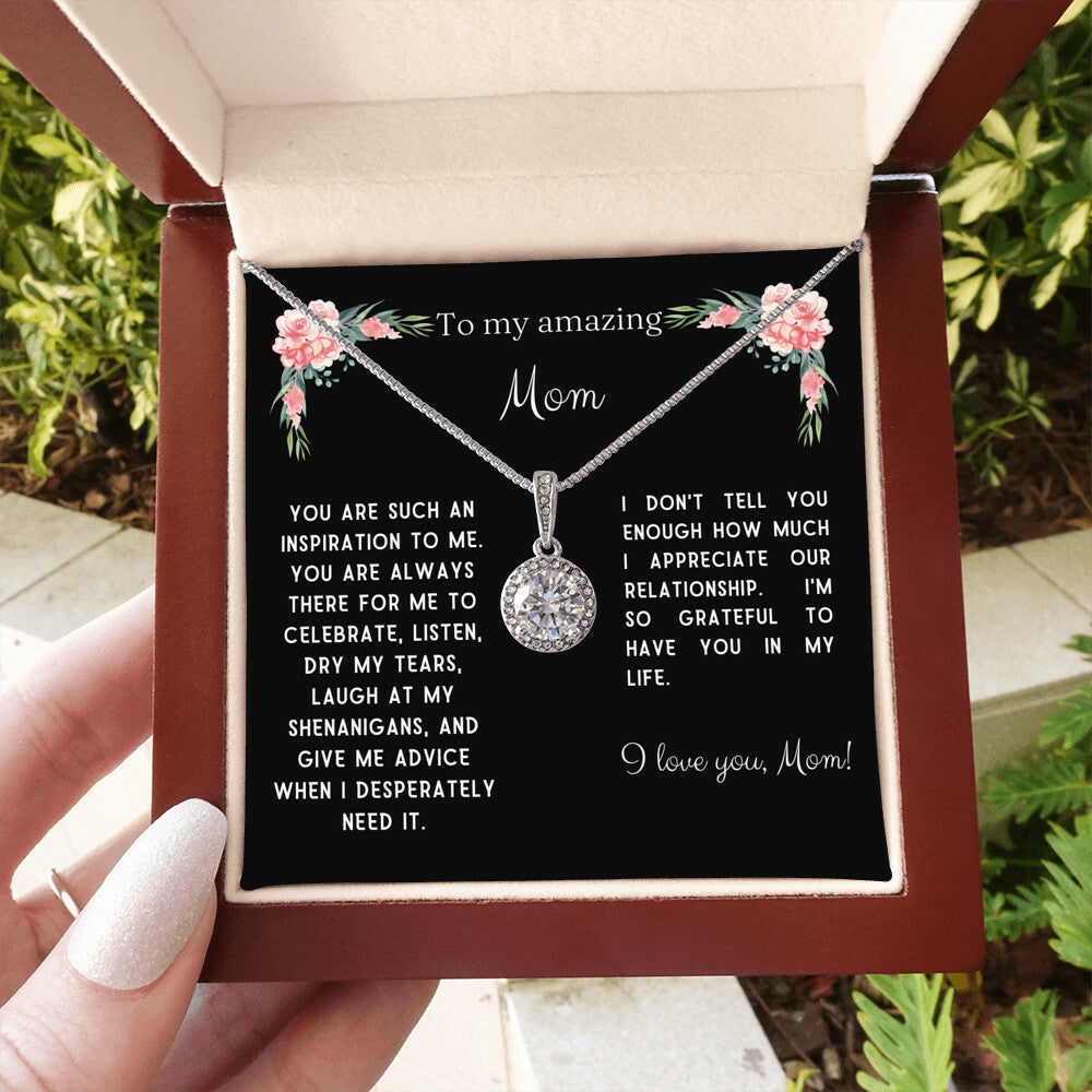 TO MY AMAZING MOM NECKLACE