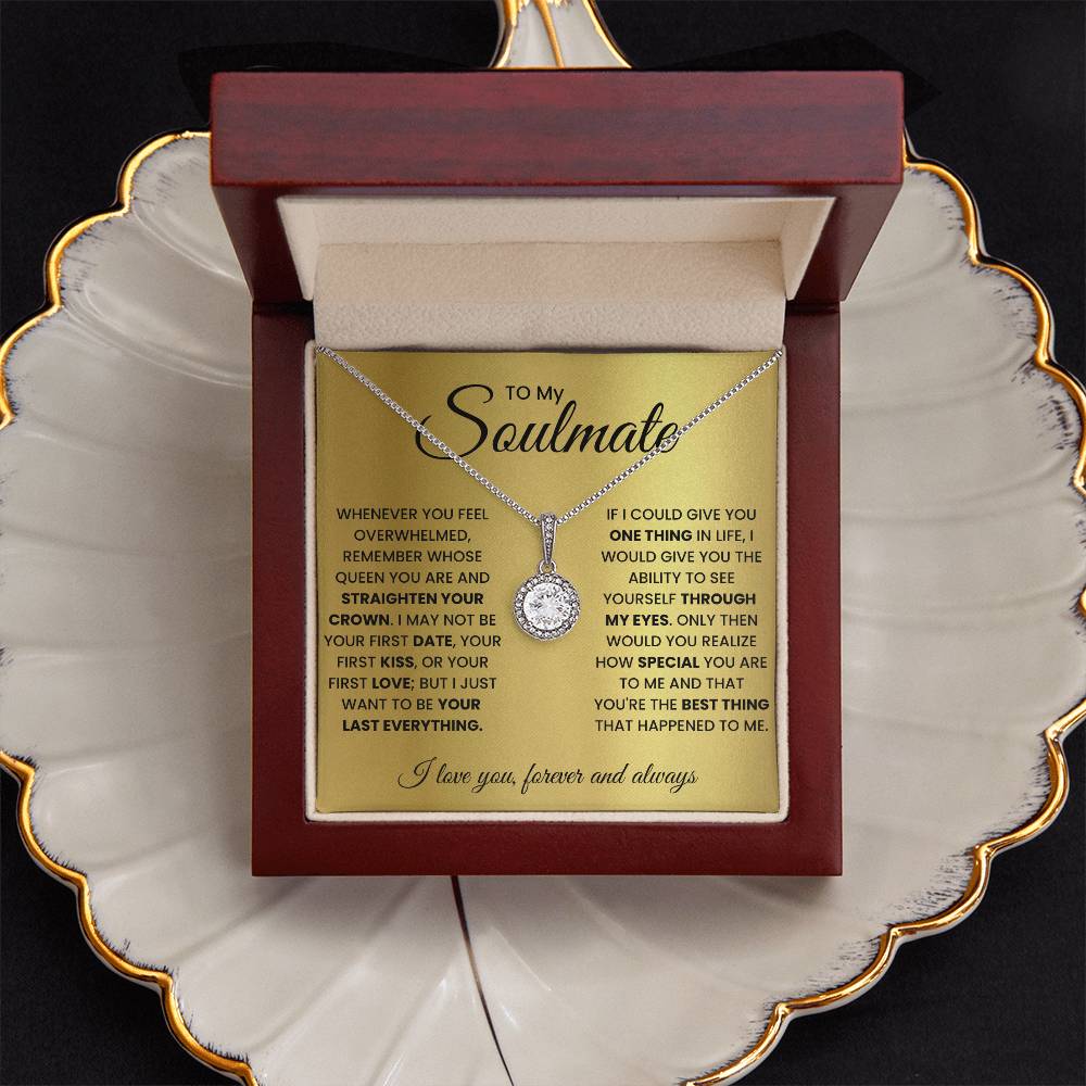 My Soulmate Forever and Always Eternal Necklace