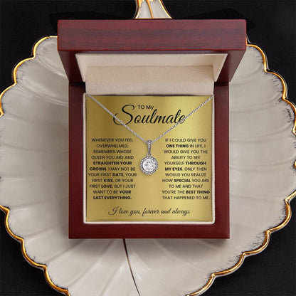 My Soulmate Forever and Always Eternal Necklace
