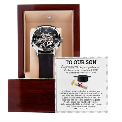 To Our Son - Men's Openwork Watch