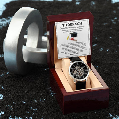 To Our Son - Men's Openwork Watch