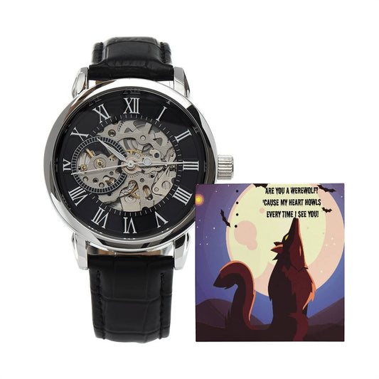 Werewolf Halloween Openwork Watch