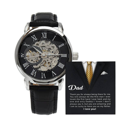 Classy Dad's Openwork Watch