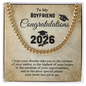 Boyfriend Graduation Cuban Link Chain Necklace