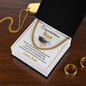 Congratulations Son Graduation Cuban Link Chain from Dad