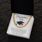 Congratulations Son on Graduation Cuban Link Chain Necklace