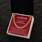 To My Valentine Cuban Link Chain Necklace