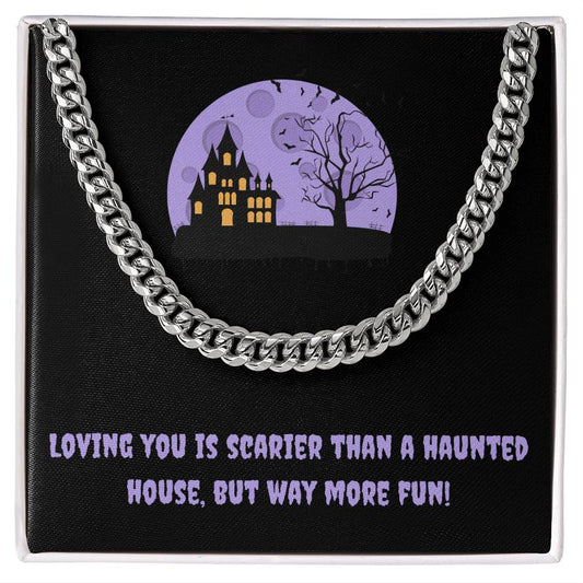 Halloween Cuban Chain Link Necklace