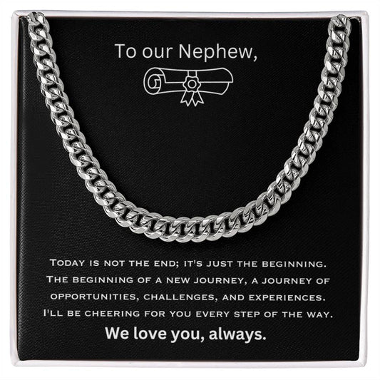 To Our Nephew Graduation Chain Necklace