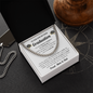 Son Graduation Cuban Link Chain Necklace