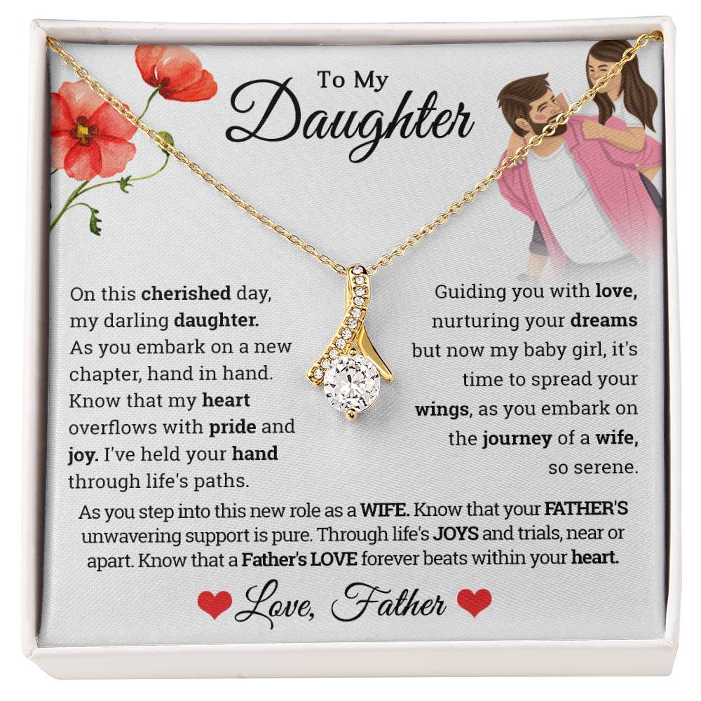 To My Daughter - Alluring Beauty Necklace