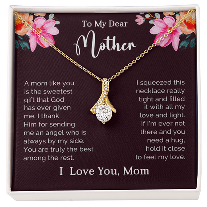 Alluring Beauty Pendant Necklace for Mother