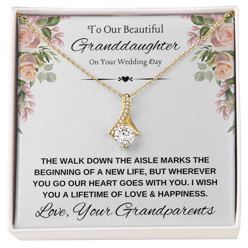 Granddaughter Wedding Necklace