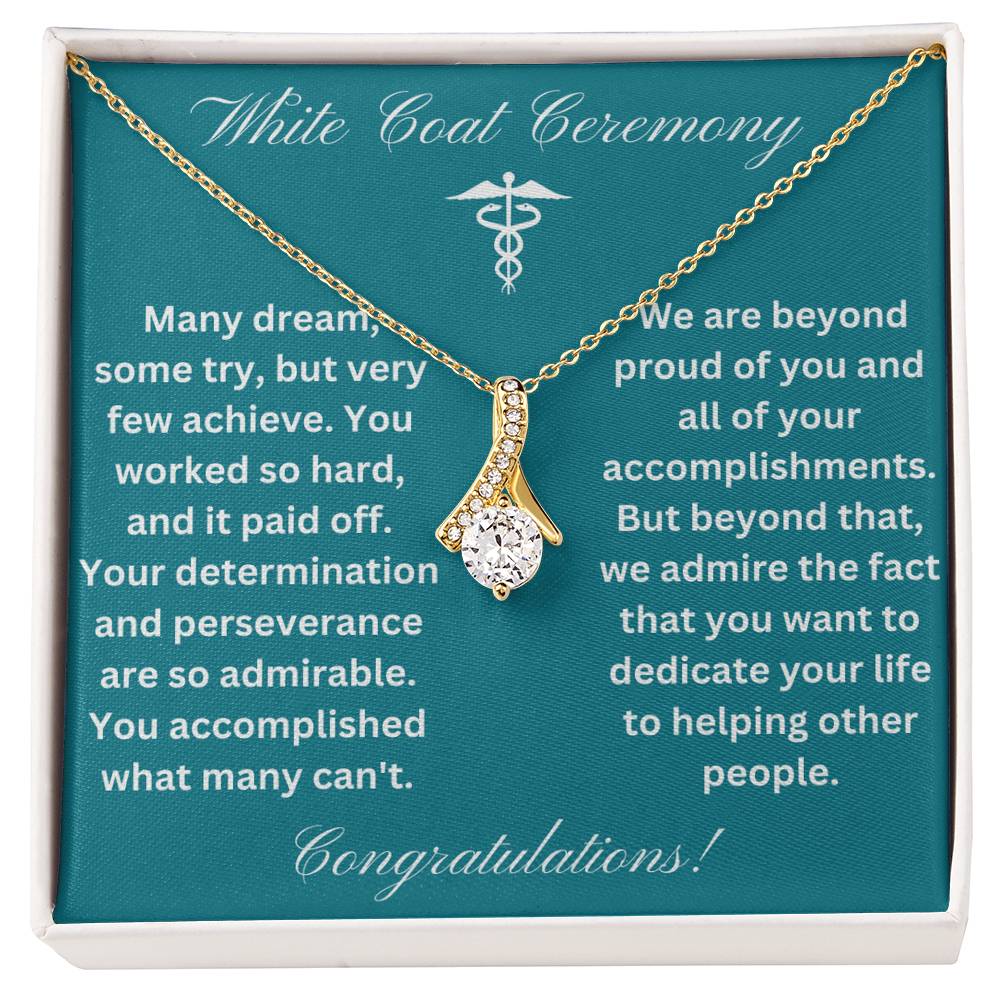 White Coat Ceremony Congratulations Necklace