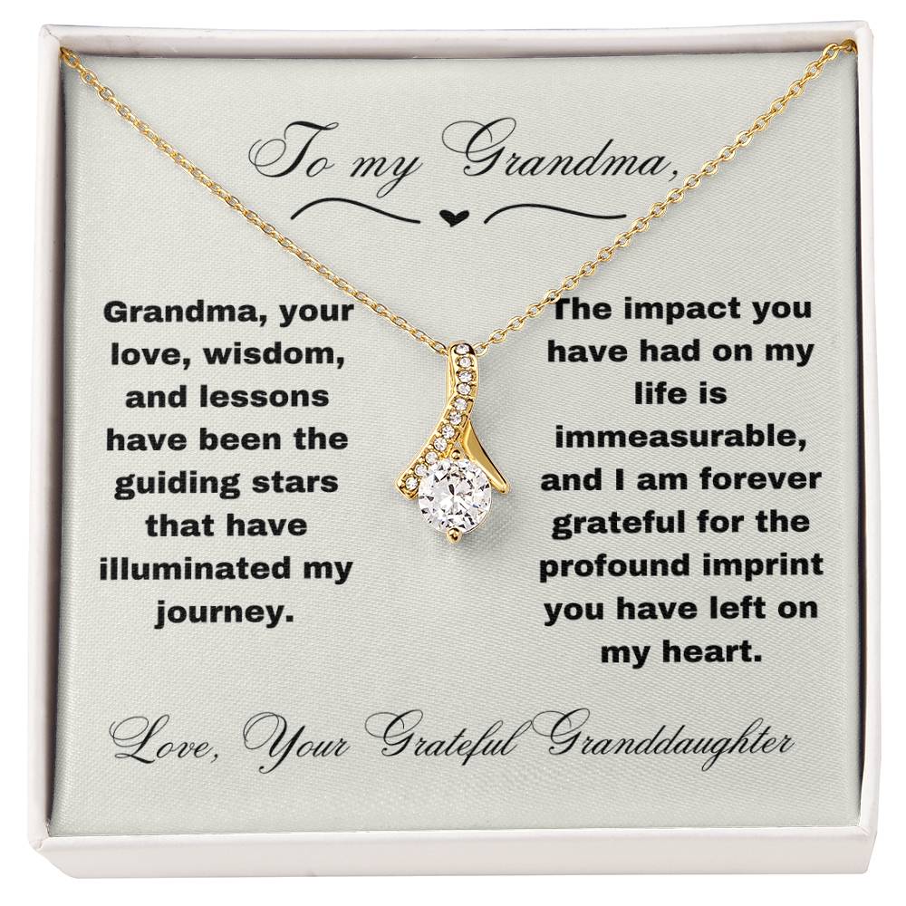 Grandma Necklace from Granddaughter