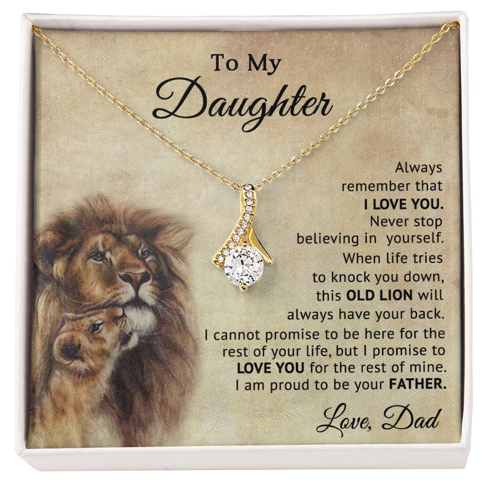 To My Daughter - Alluring Beauty Necklace