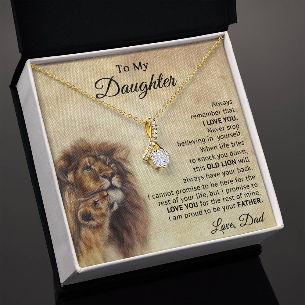 To My Daughter - Alluring Beauty Necklace