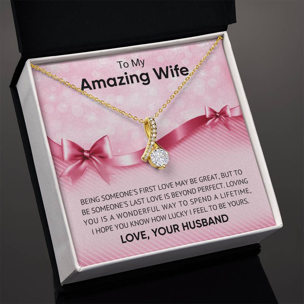 To My Amazingl Wife - Alluring Beauty Necklace