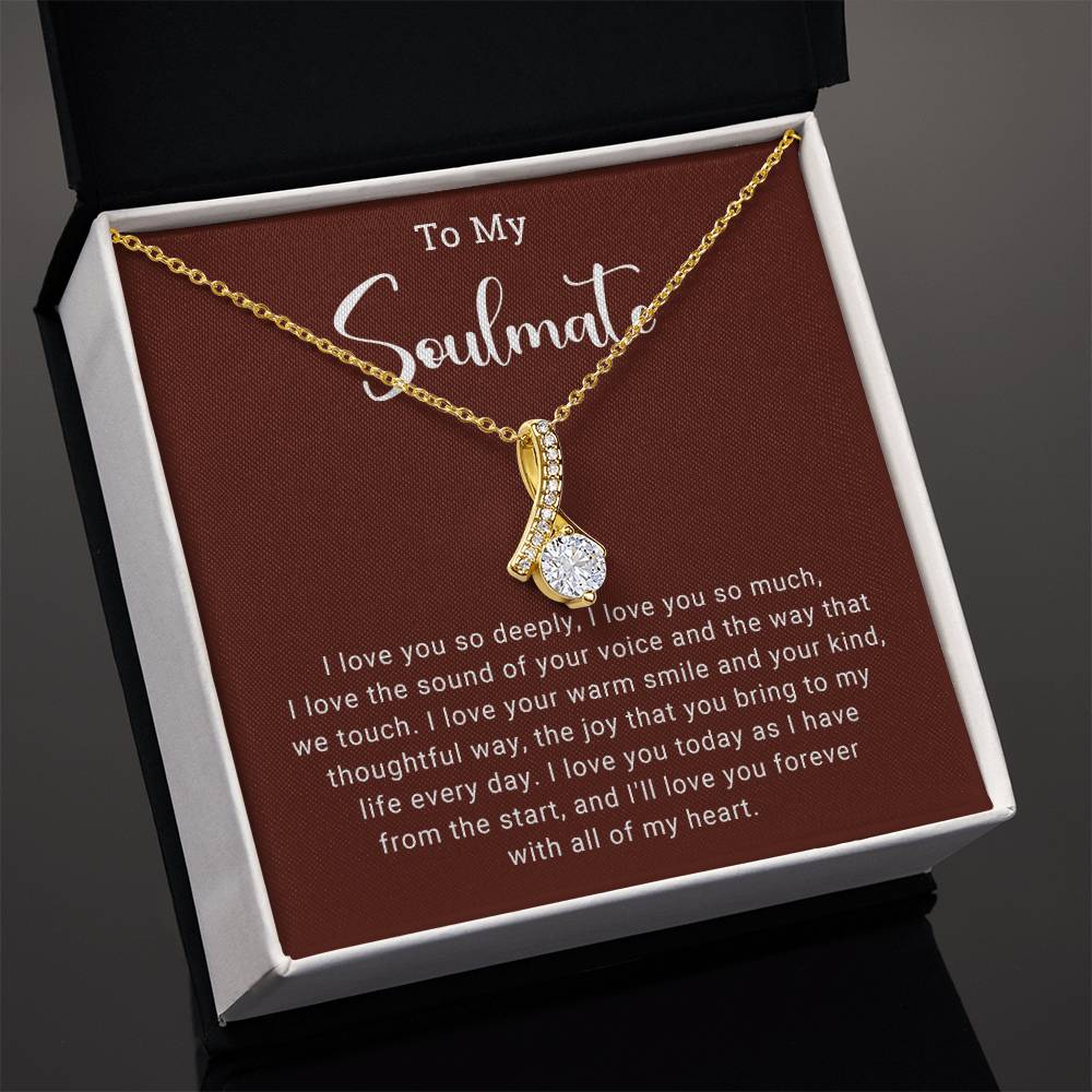 To My Soulmate - Alluring Beauty Necklace