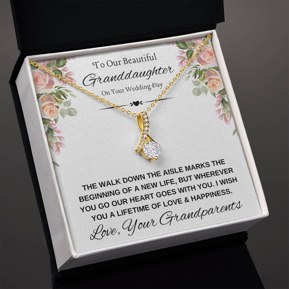 Granddaughter Wedding Necklace