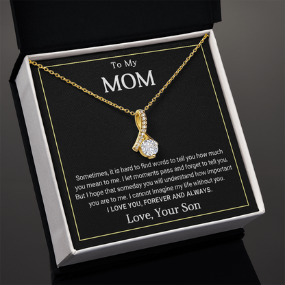 Forever and Always Mom Alluring Beauty Necklace from Son