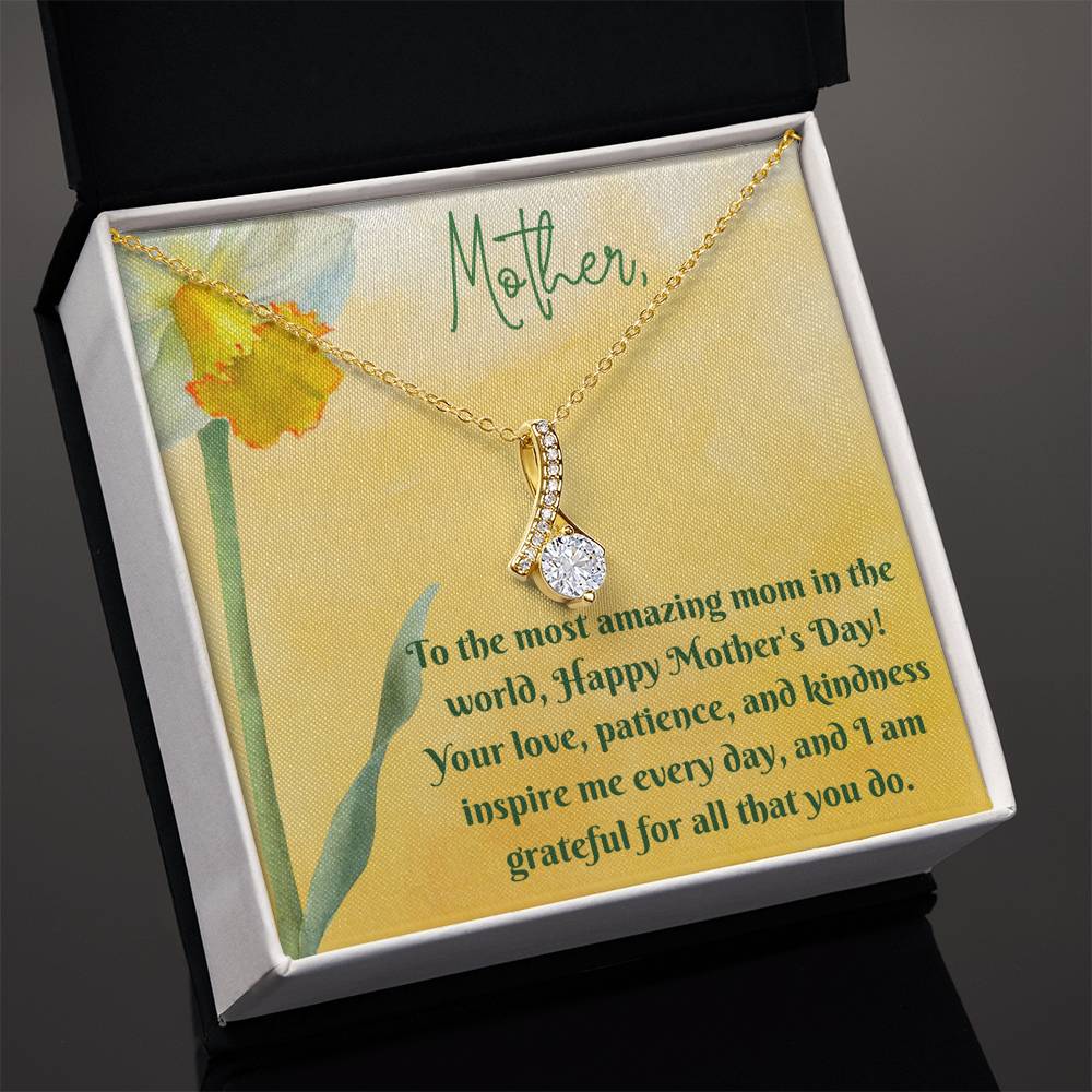 To the Most Amazing Mom Necklace