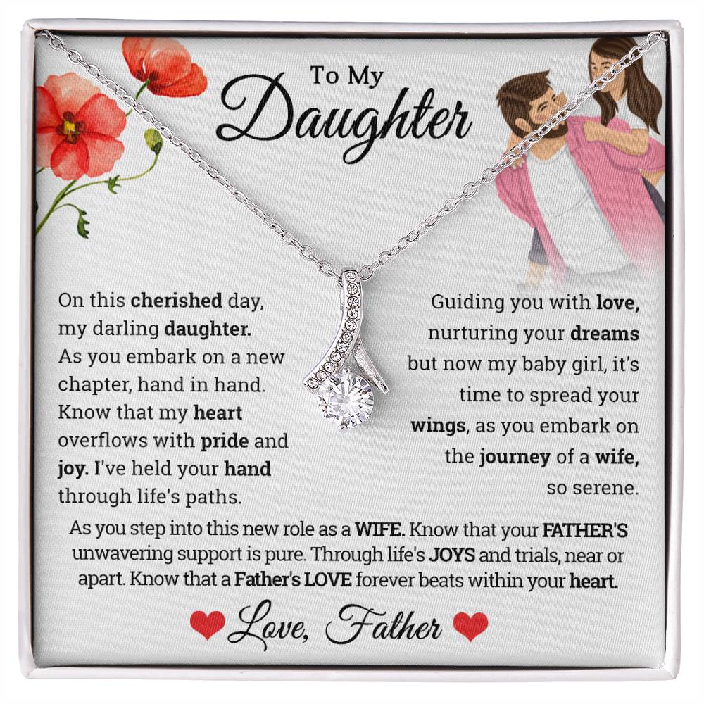 To My Daughter - Alluring Beauty Necklace