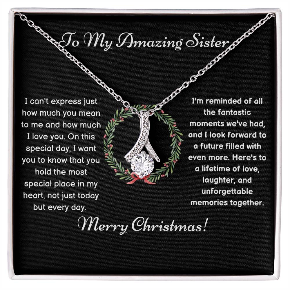 Christmas Sisterly Love Necklace