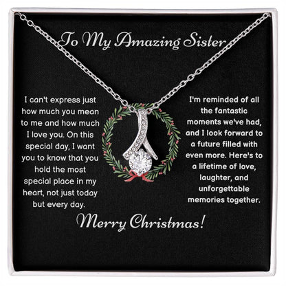 Christmas Sisterly Love Necklace