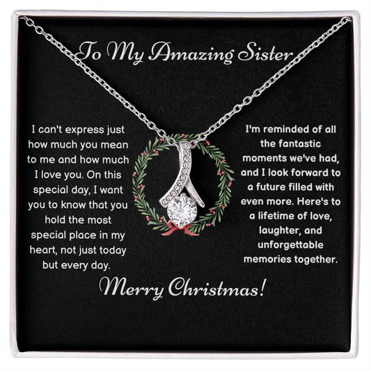 Christmas Sisterly Love Necklace