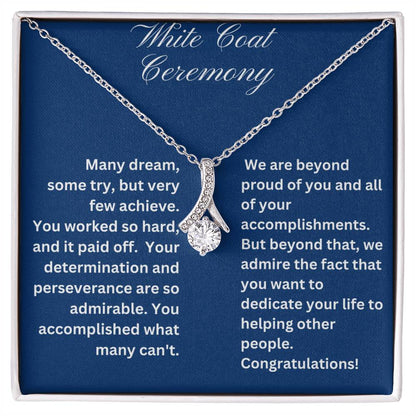 White Coat Ceremony Congratulations Gift Necklace for Her