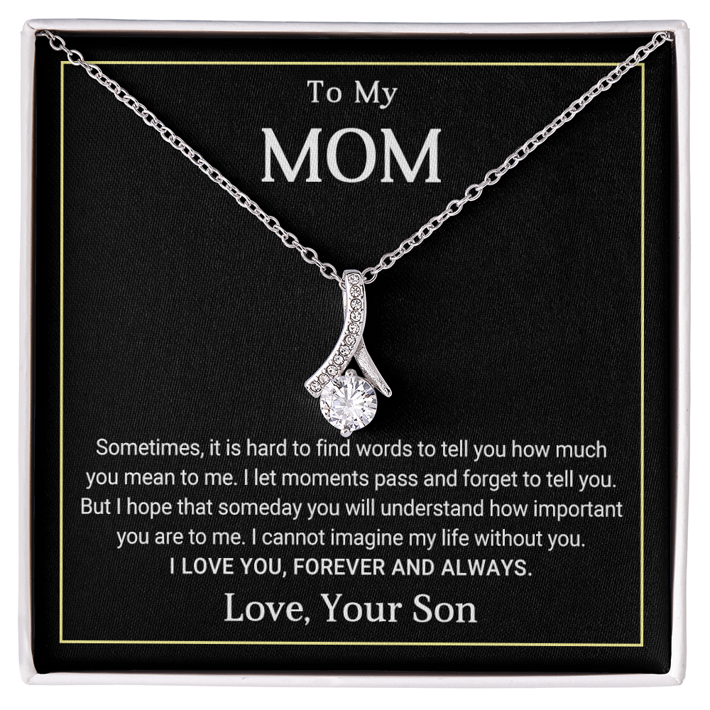 Forever and Always Mom Alluring Beauty Necklace from Son