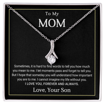 Forever and Always Mom Alluring Beauty Necklace from Son