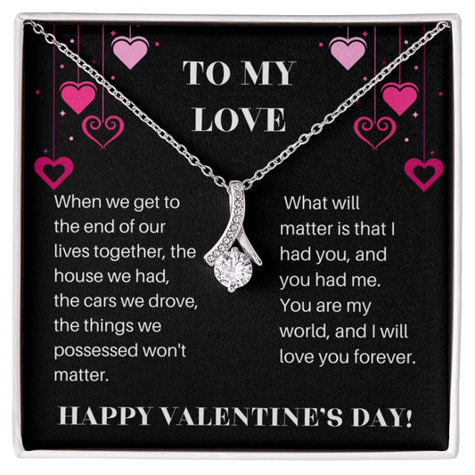 To My Love Alluring Beauty Valentine's Day Necklace