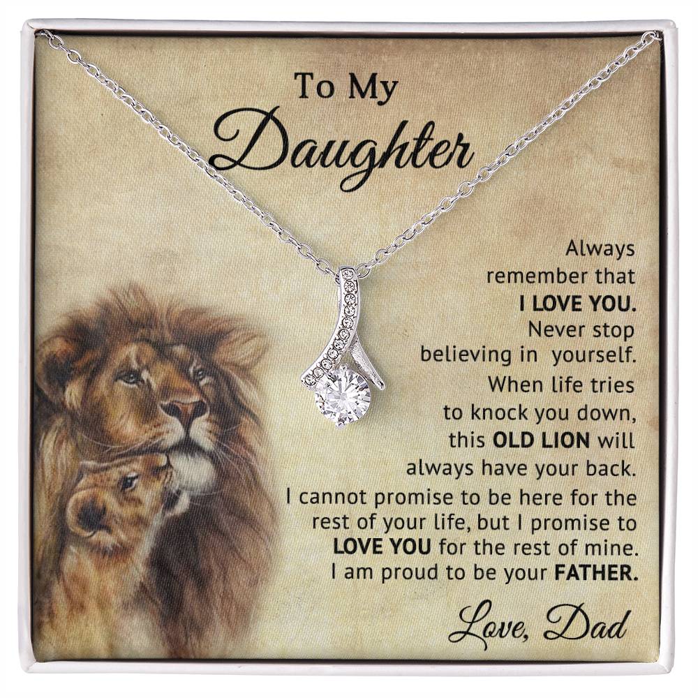 To My Daughter - Alluring Beauty Necklace