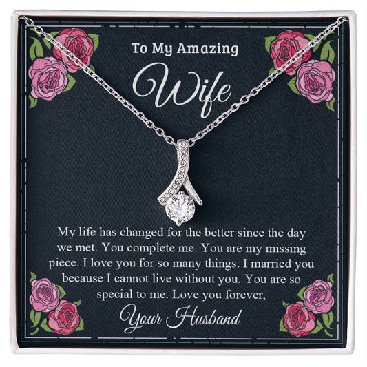 To My Wife Amazing - Alluring Beauty Necklace