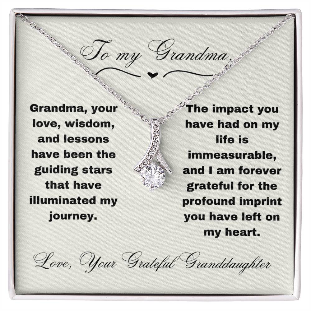 Grandma Necklace from Granddaughter