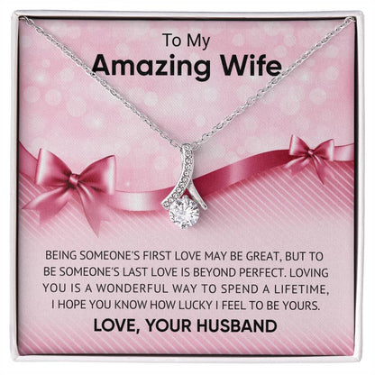 To My Amazingl Wife - Alluring Beauty Necklace