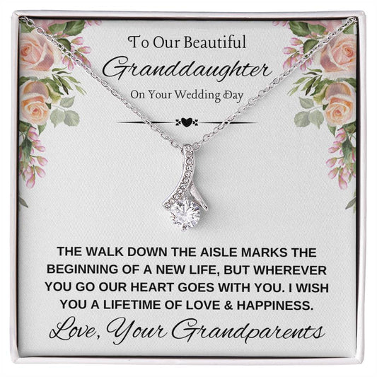 Granddaughter Wedding Necklace