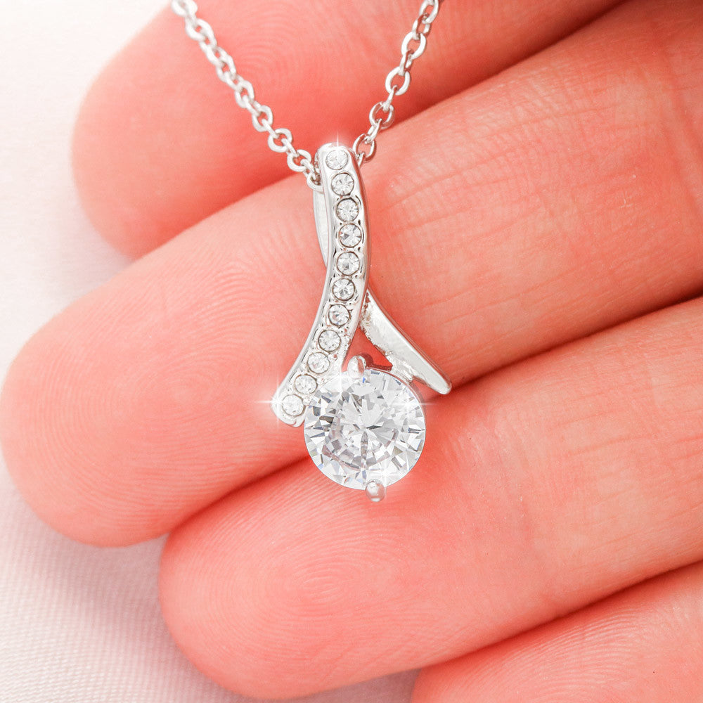 To My Daughter on Wedding Day Necklace