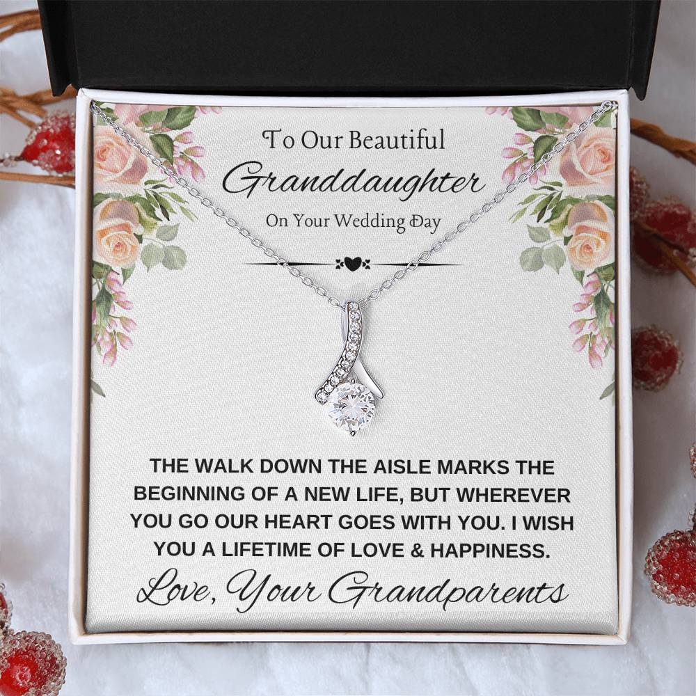 Granddaughter Wedding Necklace