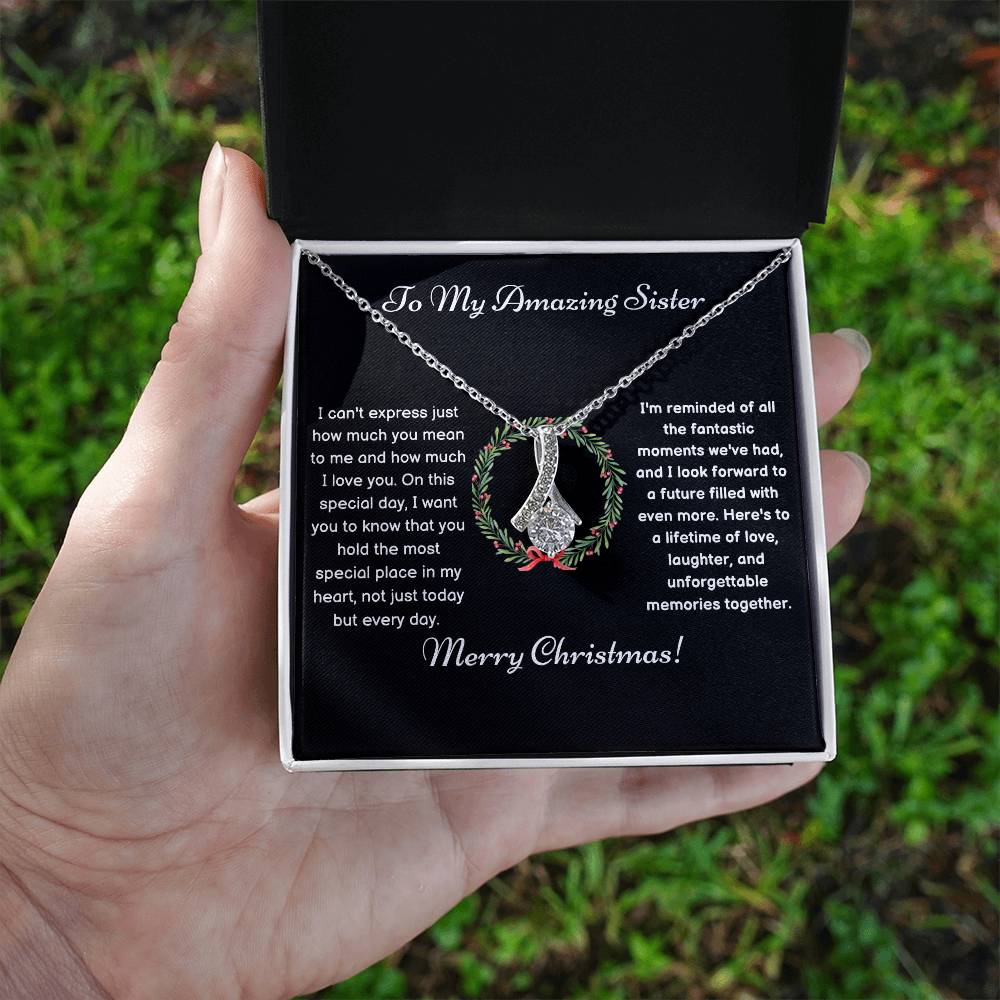 Christmas Sisterly Love Necklace