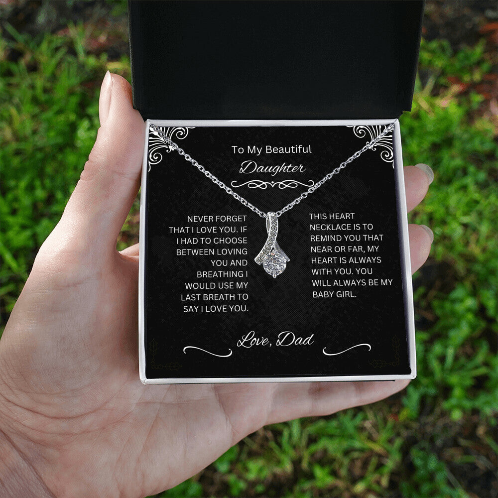 DAUGHTER ALWAYS BE MY BABY GIRL NECKLACE