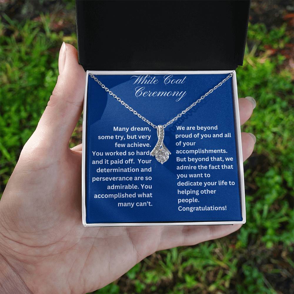 White Coat Ceremony Congratulations Gift Necklace for Her