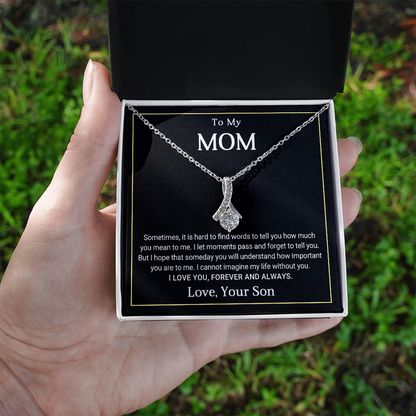 Forever and Always Mom Alluring Beauty Necklace from Son