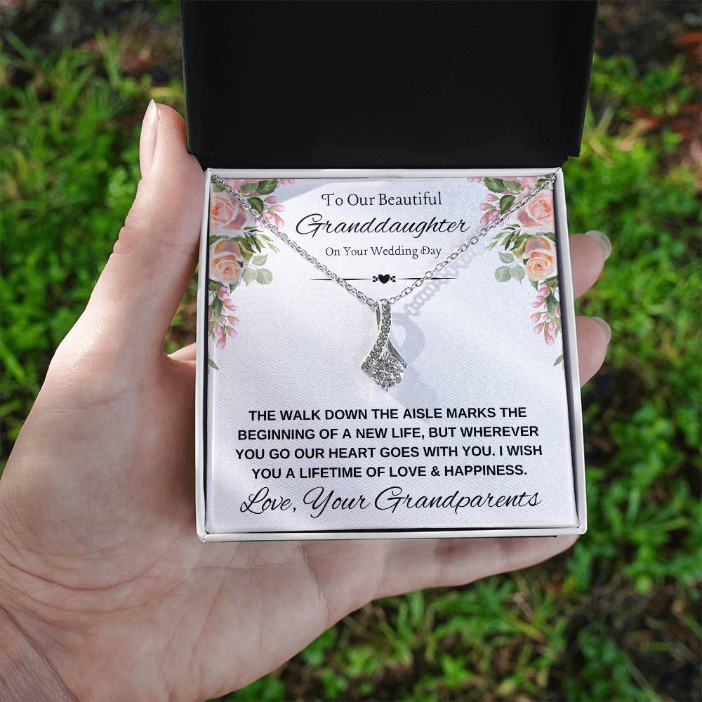 Granddaughter Wedding Necklace