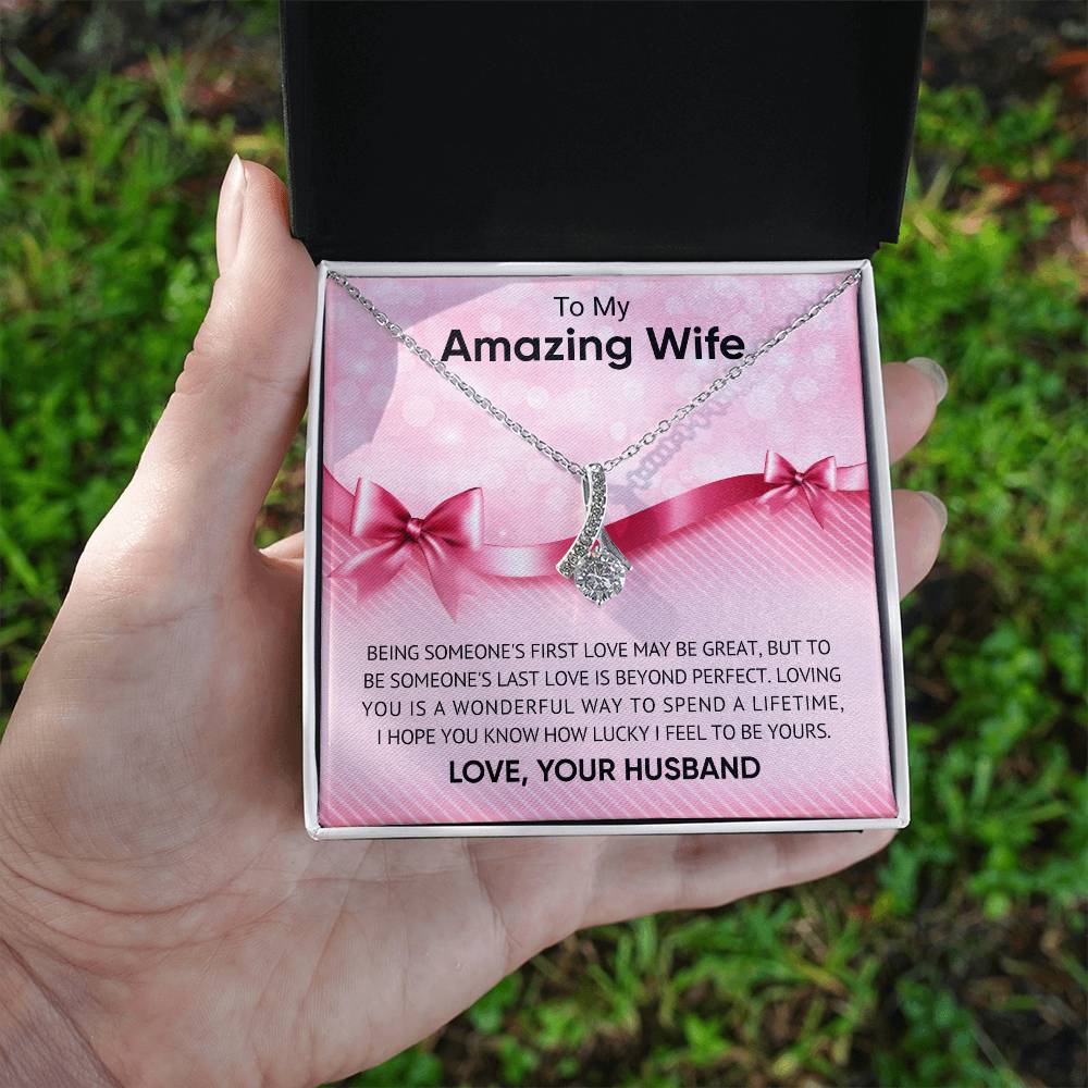 To My Amazingl Wife - Alluring Beauty Necklace